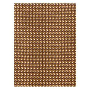 Mantel Geométrico metálico del art déco - oro y chocol