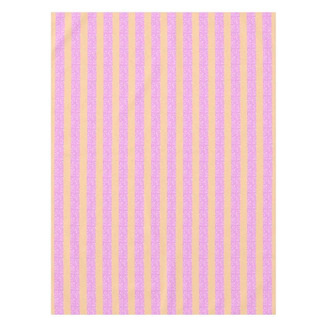 Mantel Geométrico Rosa  (Anverso)