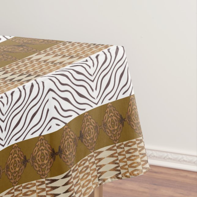 Mantel Geométrico tribal africano de Ehnic (In Situ)