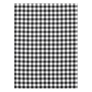 Mantel Gingham Blanco Y Negro