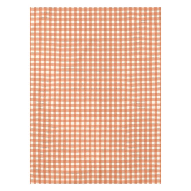 Mantel Gingham Charm Orange (Anverso)