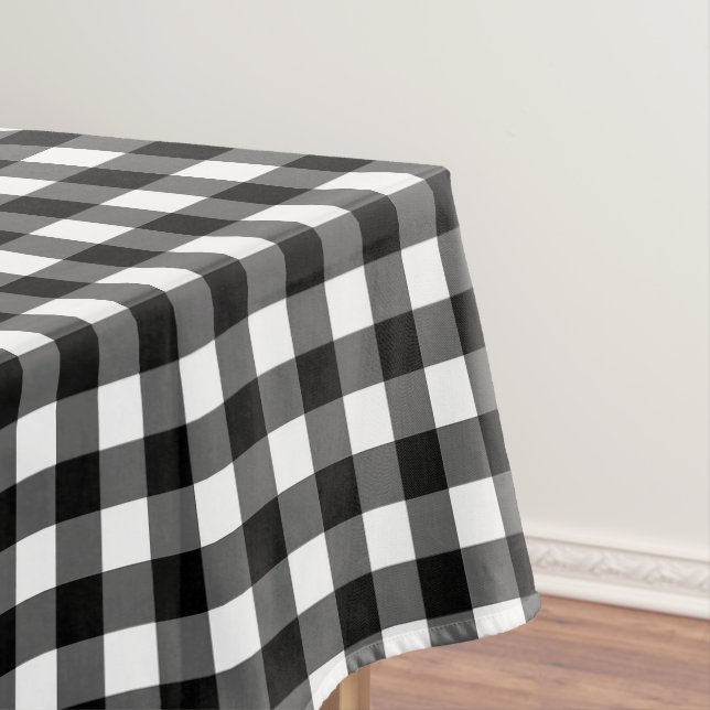 Mantel Gingham negro (In Situ)