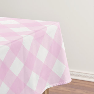 Mantel Gingham Rosa