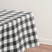 Gingham Rústica Negra y Blanca | Controlado