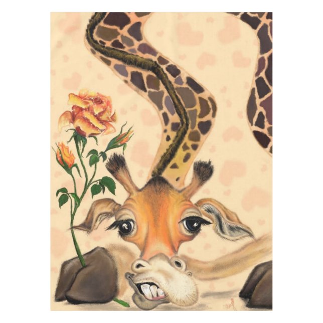 Mantel Giraffe romántica - Caballero - Gracioso (Anverso)