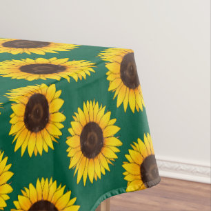 Mantel Girasol Amarillo Vibrante en Flor