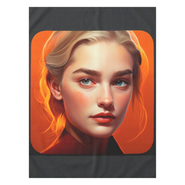 Mantel Girl with blue eyes (Anverso)