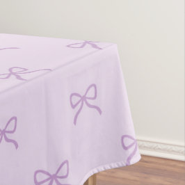 Mantel Girly Chic Purple Bow Pattern Spring & Summer 
