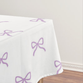 Mantel Girly Chic Purple Bow Pattern Spring & Summer 