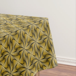 Mantel Giro de espiral 3D geométrico gráfico amarillo