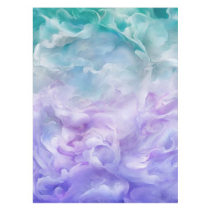 Mantel Giro de nubes azul y púrpura
