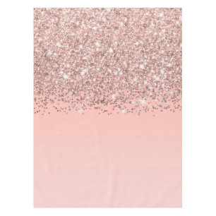 Mantel Giro Rosa Oro Confetti Gradiente Rosa Ombre