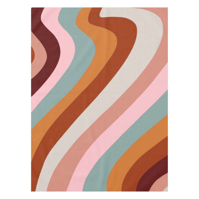 Mantel Giros de otoño retro (Anverso)