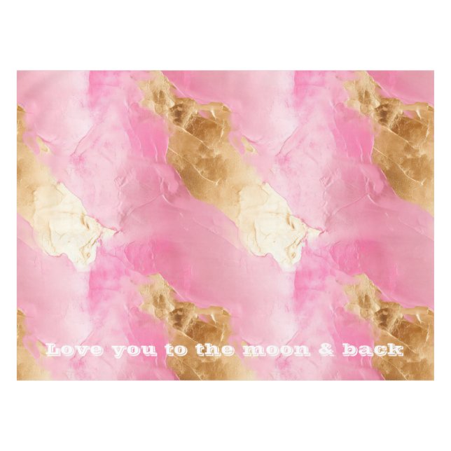 Mantel Glam Gold, Moda Rosa Girly (Frente (Horizontal))