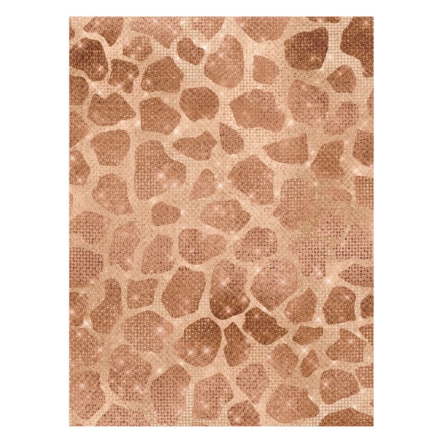 Mantel Glamoroso Purpurina de espárragos dorados secuelas (Anverso)