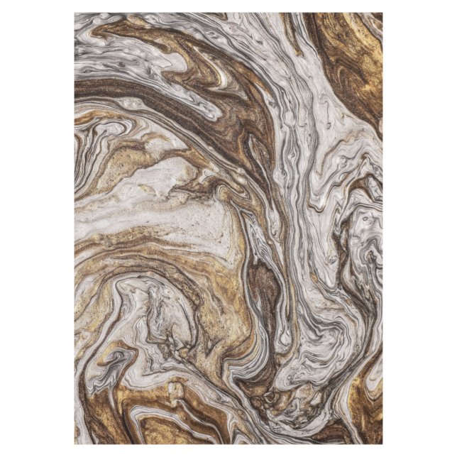 Mantel glamour 001 colores marrones líquidos (Anverso)