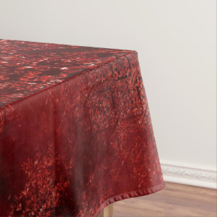 Mantel Glimmery Henna Grunge Damasco de Glam Rojo de Sa
