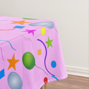 Mantel Globos y estrellas divertidos y coloridos sobre RO