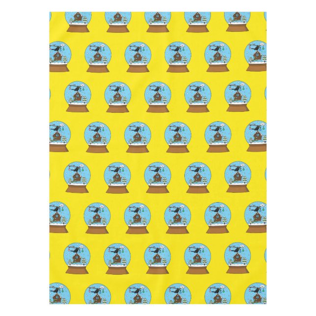 Mantel Glóbulo de la nieve con canto de Blackbird (Anverso)