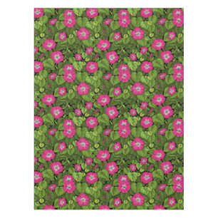 Mantel Gloria matutina en rosa y verde