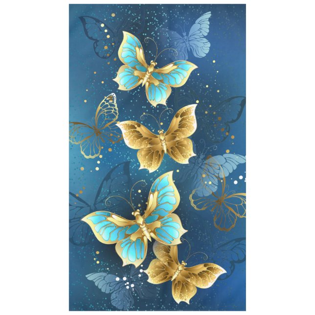 Mantel Golden butterflies (Anverso)