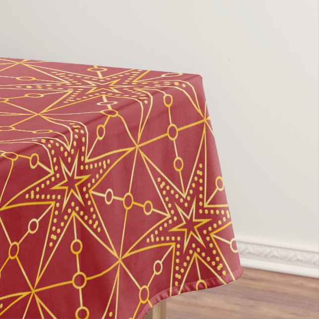 Mantel Golden Festive Starry (In Situ)