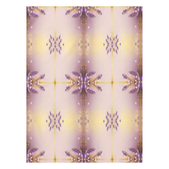 Mantel Golden Lavender Schmidt Stationery Tischdecke (Anverso)