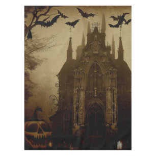 Mantel Gótico/Halloween/otoño/calabaza
