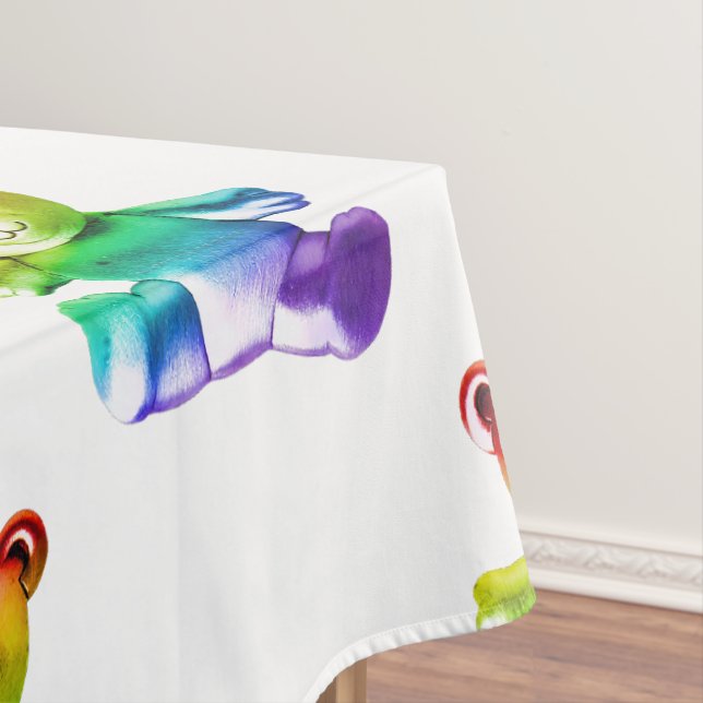 Mantel Gra de arcoiris de osito metalizado cepillado de S (In Situ)