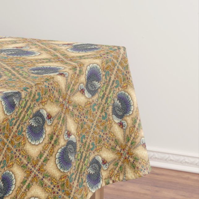 MANTEL GRACIAS A TURQUÍA UNICORN, FANTASÍA BLANCA (In Situ)