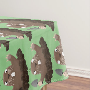Mantel Gracioso gopher digging personalizado ilustracion