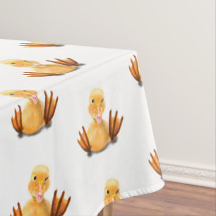 Mantel Gracioso Pato Amarillo Viento Jugador - Sonrisa Fe