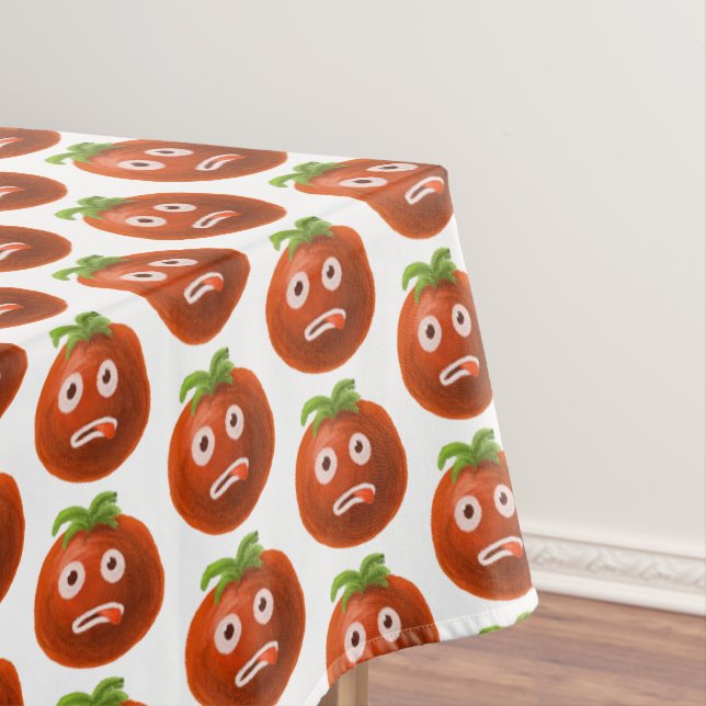 Mantel Gracioso patrón de tomate Personalizado (In Situ)