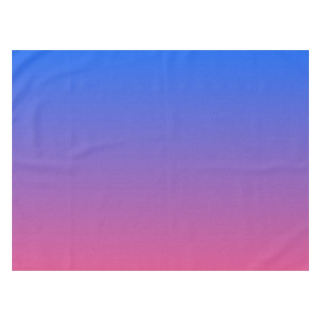 Mantel Gradiente azul y rosa oscuro (Frente (Horizontal))