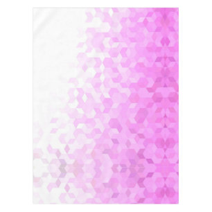 Mantel Gradiente de Cubo Femenino Moderno Rosa Fucsia