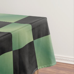 Mantel Gradiente negro verde oliva moderno controlado
