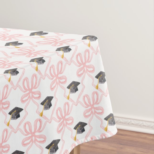 Mantel Graduación de Coquette Pink Bow (In Situ)