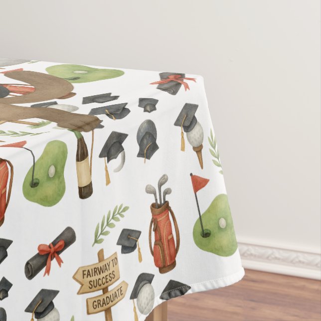 Mantel Graduación de golf temática para Cat Lover Golfer (In Situ)