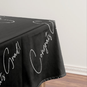Mantel Graduado elegante moderno de color negro y blanco