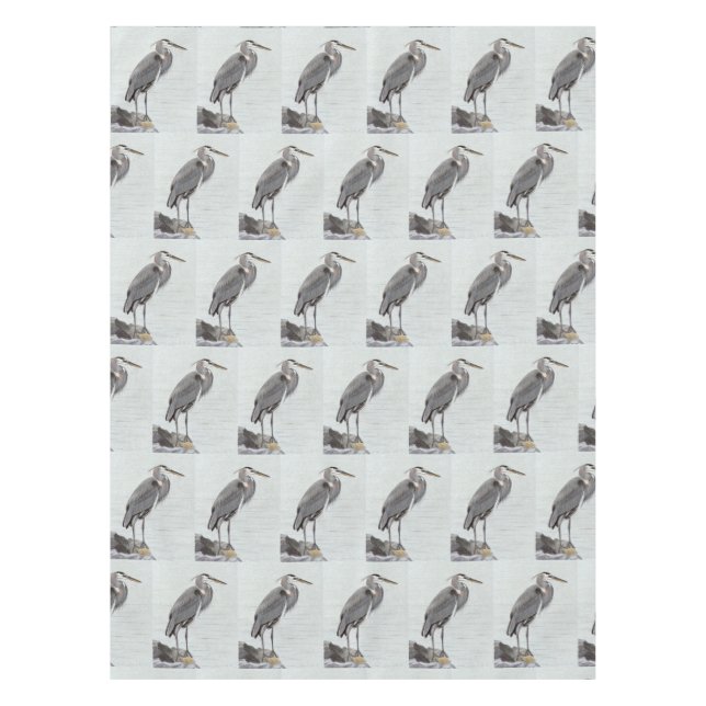 Mantel Gran garza azul (Anverso)