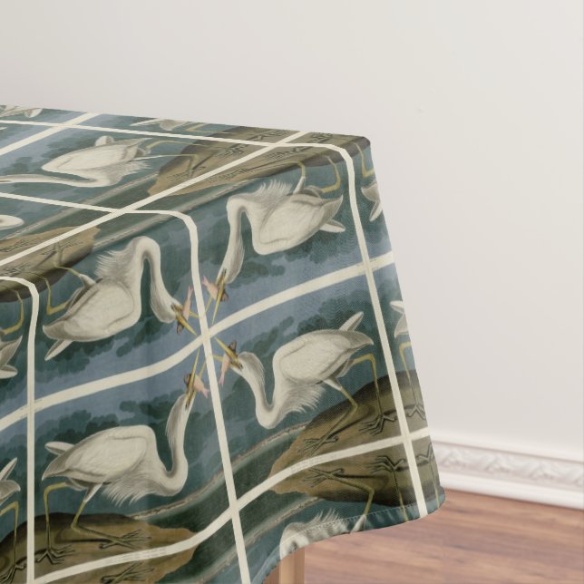 Mantel Gran garza blanca, de los pájaros de América de Au (In Situ)