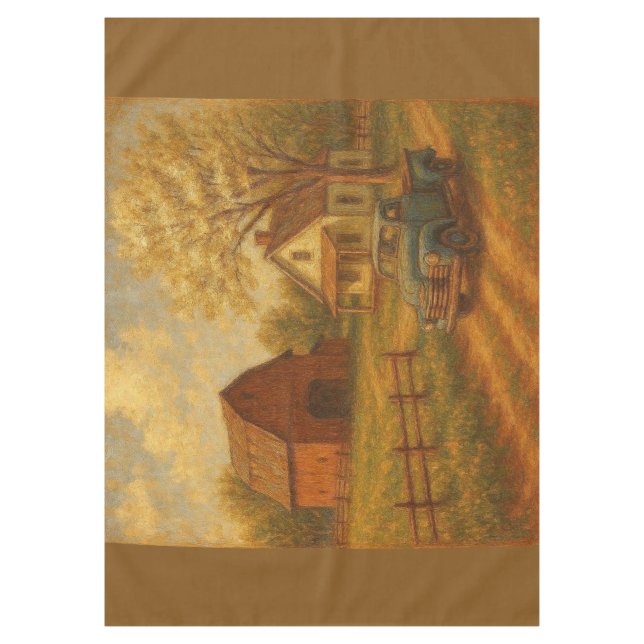 Mantel Granja de primavera vintage/rústica  (Anverso)