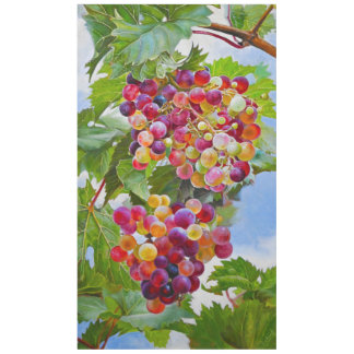 Mantel Grapevina soleada - Uvas coloreadas Pintado de la 