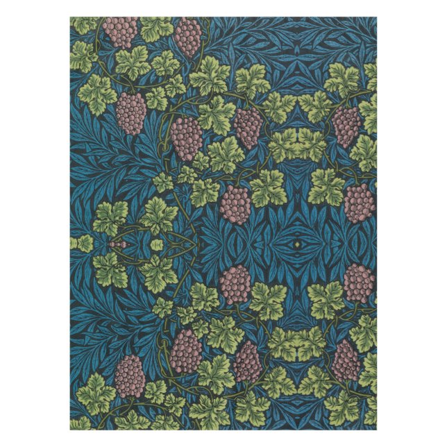 Mantel  Grapevines with clusters of pink grapes  (Anverso)