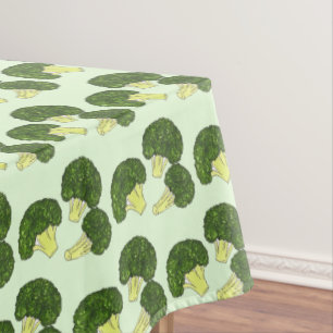 Mantel Green Broccoli Florets Spears Vegetable Garden Veg