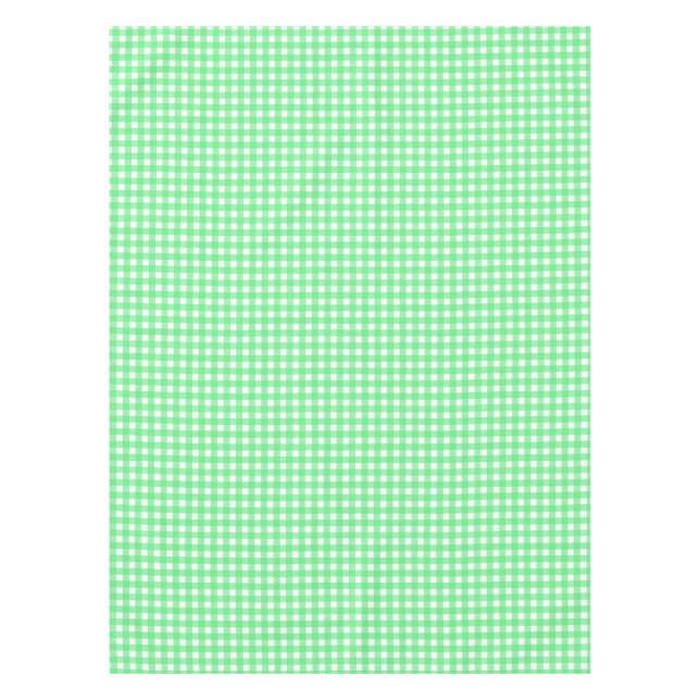 Mantel Green gingham (Anverso)