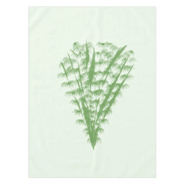 Mantel Green plant in the shape of a bouquet.