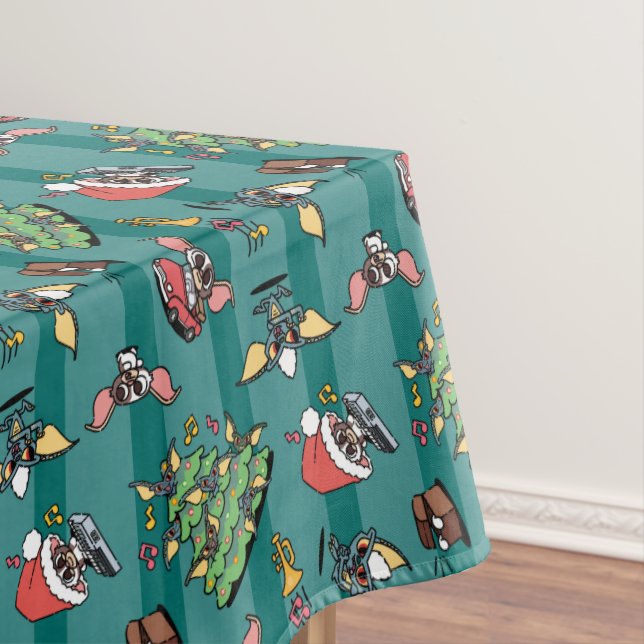 Mantel Gremlins | Patrón de Navidades de historietas simp (In Situ)