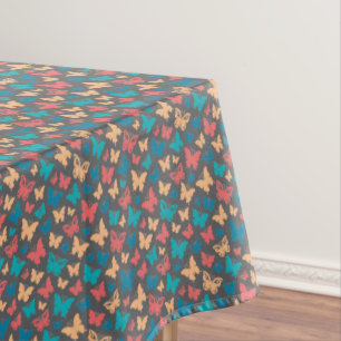 Mantel Gris turquesa suave y rosa