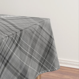 Mantel Gris y blanco en escala de grises